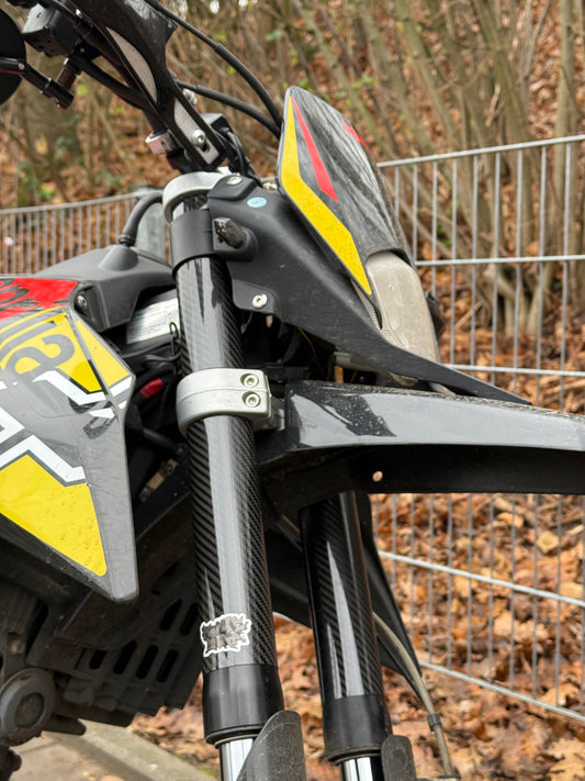 Carbon Gabelschoner Set Aprilia SX 125 2018-2025