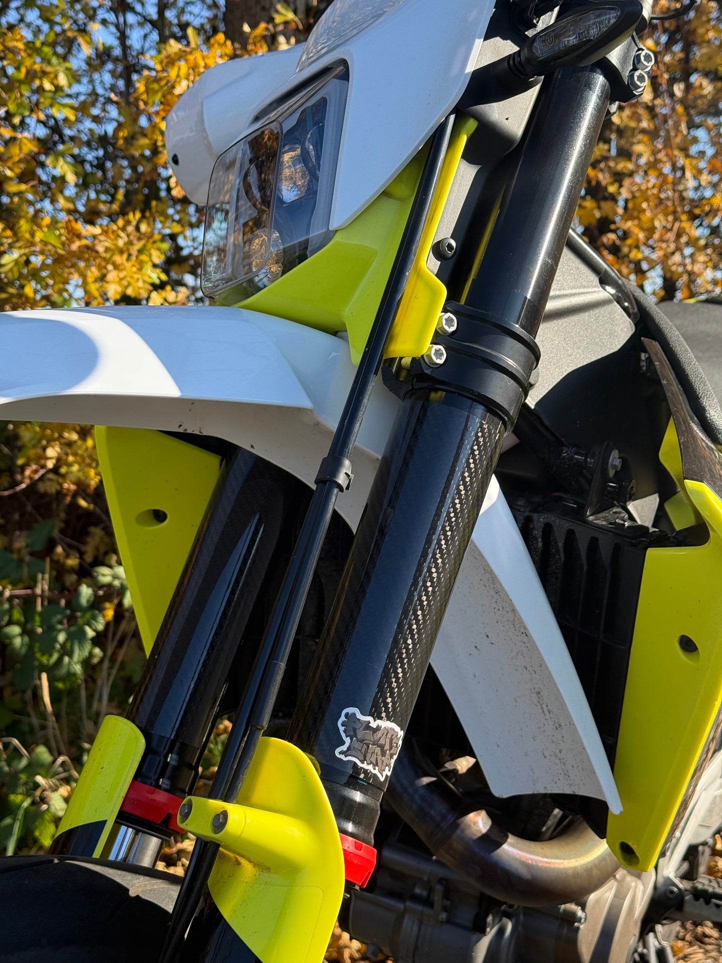 Carbon Gabelschoner Set Husqvarna 701